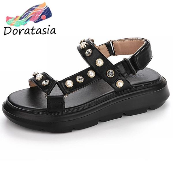 doratasia 2020 new women comfy platform shoes sweet summer pearl sandals women sandals, Black
doratasia 2020 new women comfy platform shoes sweet summer pearl sandals women sandals, Black