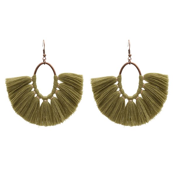 new fashion trend fashion accessories bohemian tassel cotton thread earrings ladies retro trend earrings women jewelry gift, Silver
new fashion trend fashion accessories bohemian tassel cotton thread earrings ladies retro trend earrings women jewelry gift, Silver