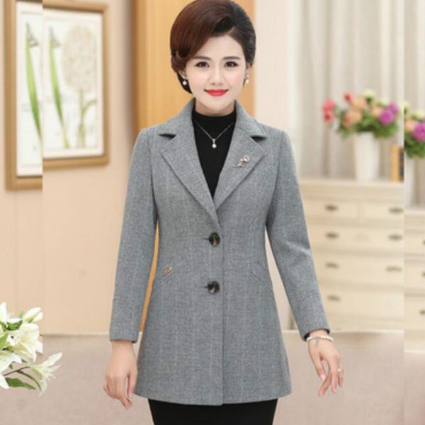 large-size autumn/winter wool coat slim temperament overcoat high-grade women woolen jacket coats 5xl re2495, Black
large-size autumn/winter wool coat slim temperament overcoat high-grade women woolen jacket coats 5xl re2495, Black