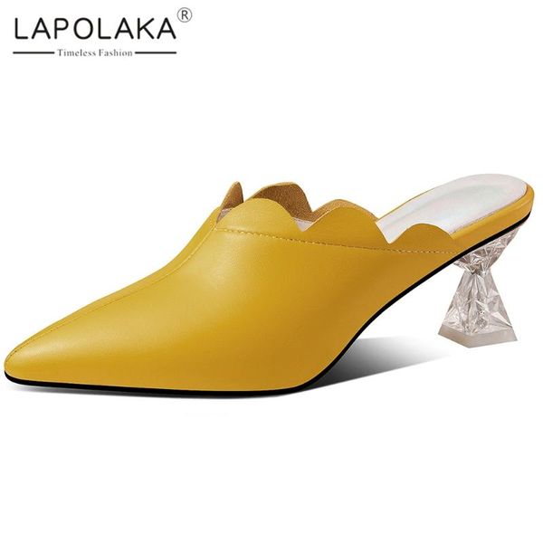lapolaka 2020 genuine cow leather pointed toe summer shoes woman pumps mules strange style slip-on pumps women, Black
lapolaka 2020 genuine cow leather pointed toe summer shoes woman pumps mules strange style slip-on pumps women, Black
