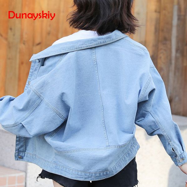 batwing sleeve denim jacket female student thin loose short jackets autumn summer outerwear jackets women single breasted, Black;brown
batwing sleeve denim jacket female student thin loose short jackets autumn summer outerwear jackets women single breasted, Black;brown
