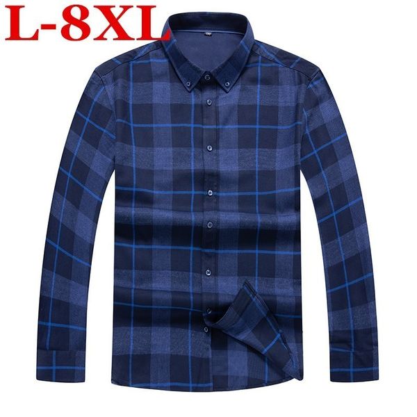 plus size 8xl 7xl autumn new plaid men dress shirt formal fashion long sleeve brand business men casual shirt regular fit, White;black
plus size 8xl 7xl autumn new plaid men dress shirt formal fashion long sleeve brand business men casual shirt regular fit, White;black