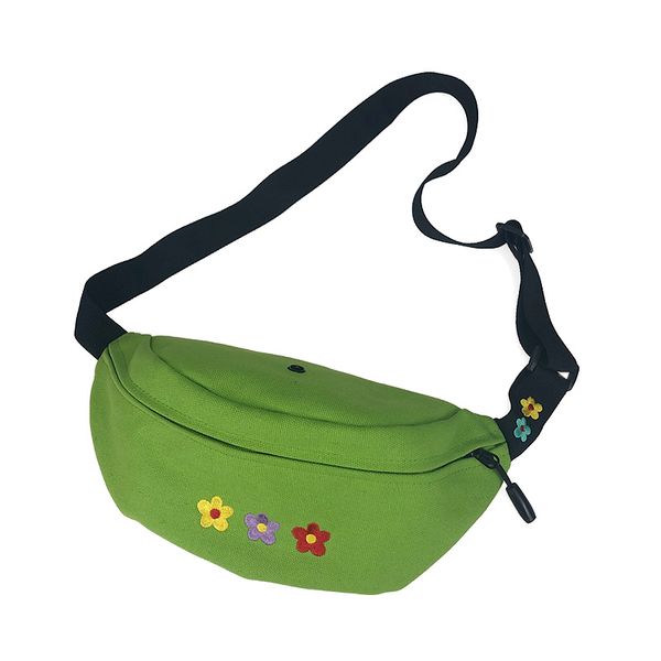simple canvas bag women's messenger bag women's chest new style wallet