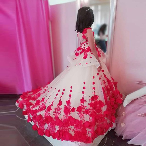 luxurious red 3d flower girls dresses jewel neck tiered tulle skirt kids pageant dress sweep train beaded child prom gowns, Red;yellow
luxurious red 3d flower girls dresses jewel neck tiered tulle skirt kids pageant dress sweep train beaded child prom gowns, Red;yellow