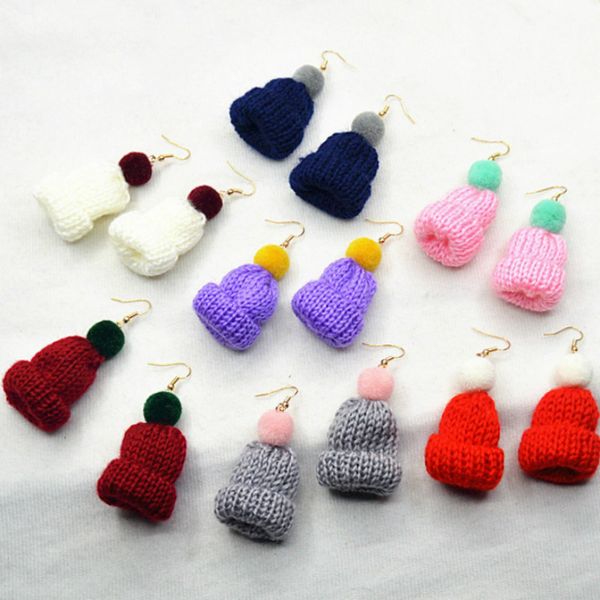 new korean wool ball knit hat earrings cute personalized creative acrylic cotton pompom earrings for women christmas jewelry, Silver
new korean wool ball knit hat earrings cute personalized creative acrylic cotton pompom earrings for women christmas jewelry, Silver