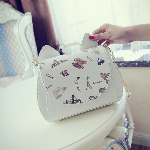 ins small bag 2019 new cute cat ear print small square bag korean casual shoulder messenger
ins small bag 2019 new cute cat ear print small square bag korean casual shoulder messenger