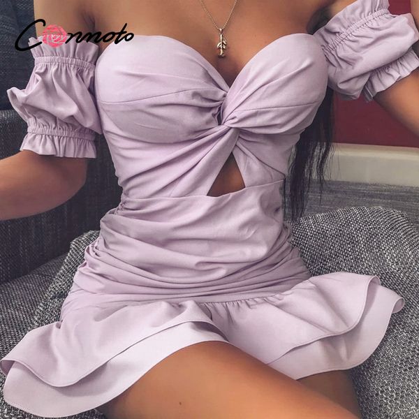 conmoto ruffles puff vintage dresses women off shoulder knot bodycon dress club solid retro robe mini dress vestidos, Black;gray
conmoto ruffles puff vintage dresses women off shoulder knot bodycon dress club solid retro robe mini dress vestidos, Black;gray