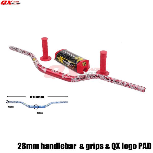 motorcycle aluminium 1 1/8" 28mm handlebars handle tubes with grip and pad for crf rmz kxf yz85 yz125 yz250 yz250f yz450f wr250f
motorcycle aluminium 1 1/8" 28mm handlebars handle tubes with grip and pad for crf rmz kxf yz85 yz125 yz250 yz250f yz450f wr250f