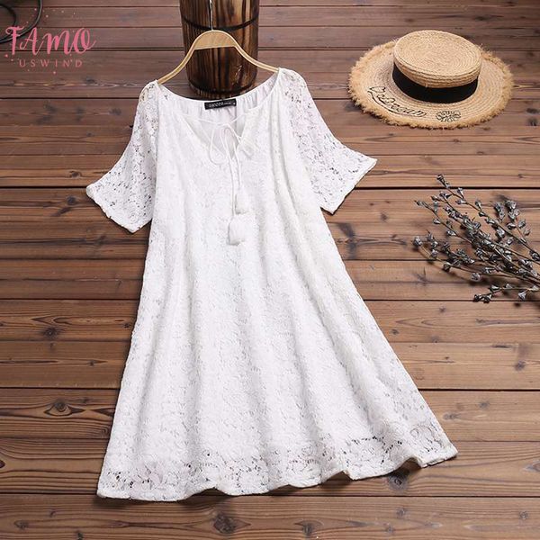 women shirt dress 2020 summer party sundress solid v neck short sleeve lace crochet hollow short vestido polyester female robe, Black;gray
women shirt dress 2020 summer party sundress solid v neck short sleeve lace crochet hollow short vestido polyester female robe, Black;gray