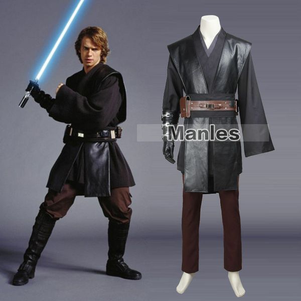 revenge of the sith jedi knight anakin skywalker cosplay costume, Black;red
revenge of the sith jedi knight anakin skywalker cosplay costume, Black;red