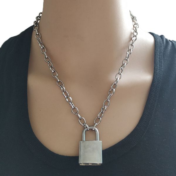 gothic chain choker padlock necklace circle rock statement necklaces for women goth jewelry, Silver
gothic chain choker padlock necklace circle rock statement necklaces for women goth jewelry, Silver