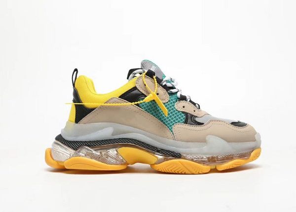 pairs triple s clear red yellow rainbow bottom height designer shoes rubber sneakers triple s pairs men women daddy platform shoes, Black
pairs triple s clear red yellow rainbow bottom height designer shoes rubber sneakers triple s pairs men women daddy platform shoes, Black