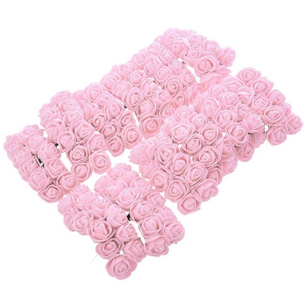 144pcs 2cm pe rose foam mini flower bouquet solid color/wedding decoration light pink
144pcs 2cm pe rose foam mini flower bouquet solid color/wedding decoration light pink