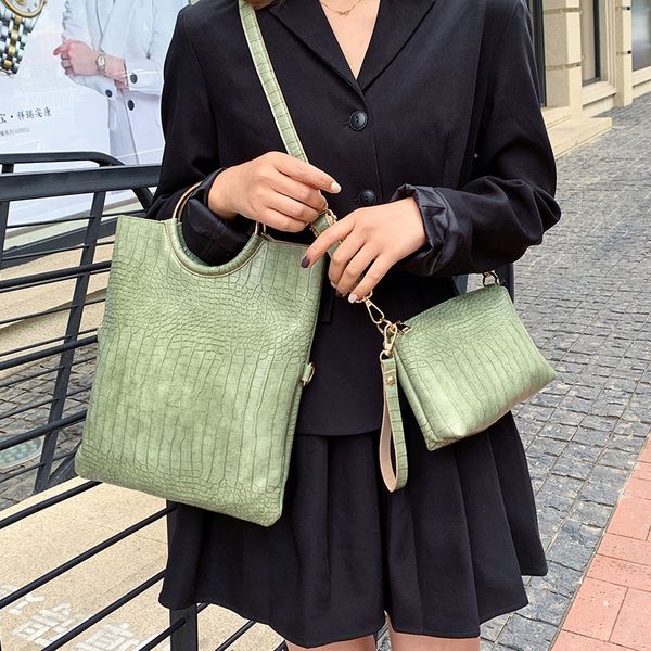 2pcs solid crocodile circle women's handbag simple leather shoulder messenger bag sac bandouliere femme crossbody bags for women
2pcs solid crocodile circle women's handbag simple leather shoulder messenger bag sac bandouliere femme crossbody bags for women