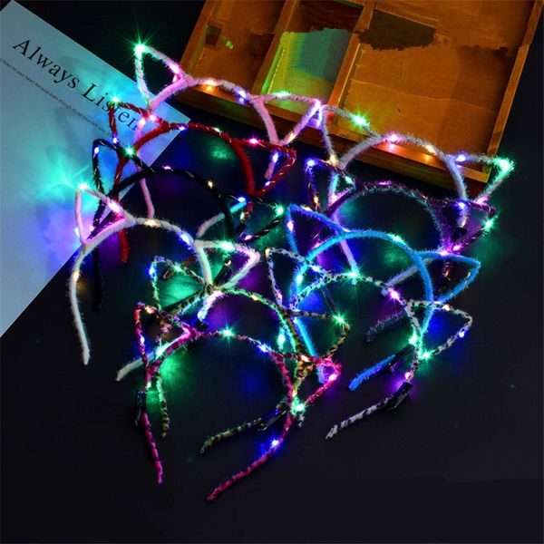 cat ears head band led light up party glowing supplies for girls and boys headband halloween xmas gifts, Slivery;white
cat ears head band led light up party glowing supplies for girls and boys headband halloween xmas gifts, Slivery;white