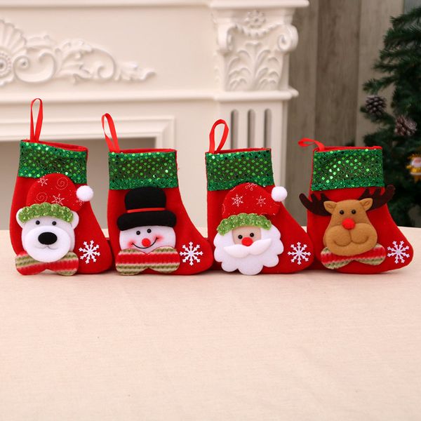 2pc 13*15cm merry christmas socks cartoon santa characters stocking ornaments festival party gift bags xmas tree hanging decor
2pc 13*15cm merry christmas socks cartoon santa characters stocking ornaments festival party gift bags xmas tree hanging decor