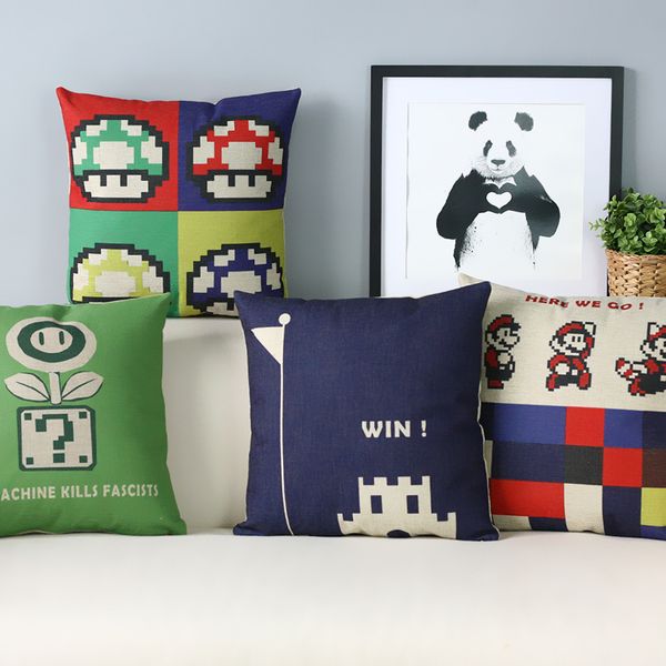 fun games cartoon super mario pillow cushion wedding linen pillowcase home decorative pillow sofa cushion
fun games cartoon super mario pillow cushion wedding linen pillowcase home decorative pillow sofa cushion