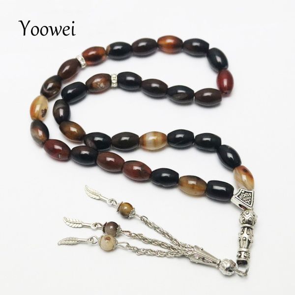 yoowei original natural agate stone tassel bracelet 33 prayer islamic tasbih muslim seed beads rosary bracelet wholesale, Golden;silver
yoowei original natural agate stone tassel bracelet 33 prayer islamic tasbih muslim seed beads rosary bracelet wholesale, Golden;silver