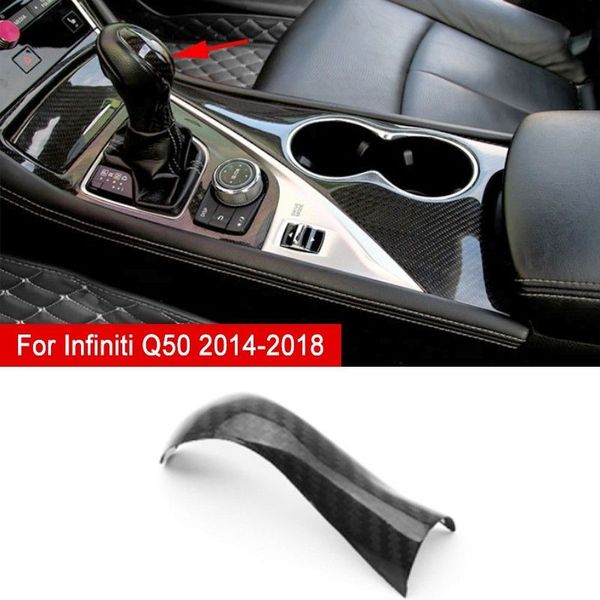 pcmos new real carbon fiber inner gear shift knob cover trim for infiniti q50 2014-2015-2016-2017-2018 protect interior parts
pcmos new real carbon fiber inner gear shift knob cover trim for infiniti q50 2014-2015-2016-2017-2018 protect interior parts