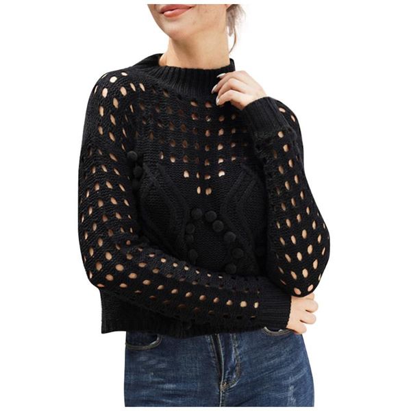 women's sweaters ladies sweater blouse fashion women o-neck hollow out knitted pullover long sleeve, White;black
women's sweaters ladies sweater blouse fashion women o-neck hollow out knitted pullover long sleeve, White;black