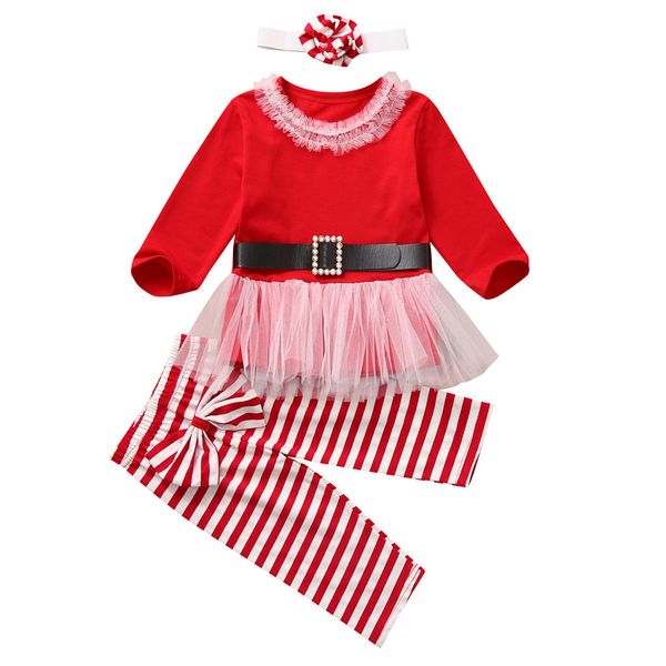 my first christmas girl clothes infant baby girl ruffle tulle t shirt bow stripe pants hairband outfit ubranka dla niemowlat, White
my first christmas girl clothes infant baby girl ruffle tulle t shirt bow stripe pants hairband outfit ubranka dla niemowlat, White