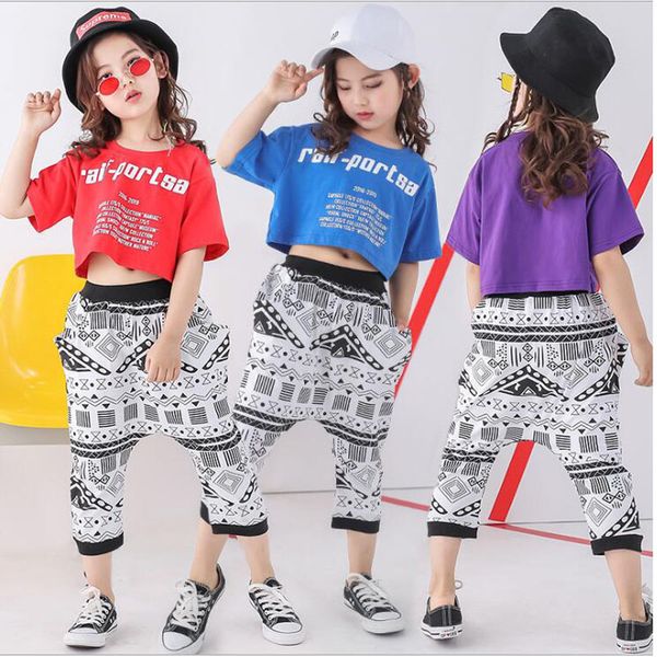kids casual t shirt sport wear jogger pants hip hop clothing outfits girls dance stage costume ballroom dancing street wear, Black;red
kids casual t shirt sport wear jogger pants hip hop clothing outfits girls dance stage costume ballroom dancing street wear, Black;red