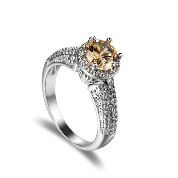 selling fashion women engagement jewelry round champagne colors crystal zircon female wedding luxury finger rings wholesale, Slivery;golden
selling fashion women engagement jewelry round champagne colors crystal zircon female wedding luxury finger rings wholesale, Slivery;golden