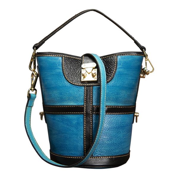 contrast color bucket bag female hand rub color retro bucket bag vintage small shoulder genuine leather cowhide handbag
contrast color bucket bag female hand rub color retro bucket bag vintage small shoulder genuine leather cowhide handbag