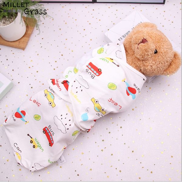 0-6m Newborn Baby Swaddle Wrap 100% Cotton Soft Infant Newborn Baby Products Blanket & Swaddling Wrap Blanket Sleepsack 0-6m