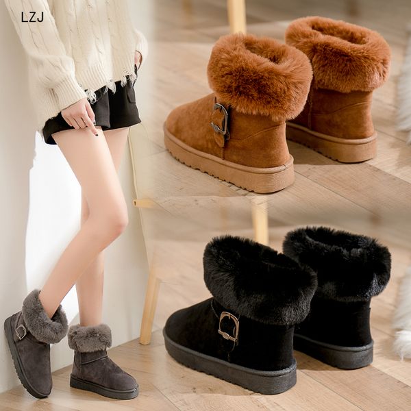 2019 women fur snow boots fashion boots for women genuine suede winter ankle zapatos de mujer, Black
2019 women fur snow boots fashion boots for women genuine suede winter ankle zapatos de mujer, Black