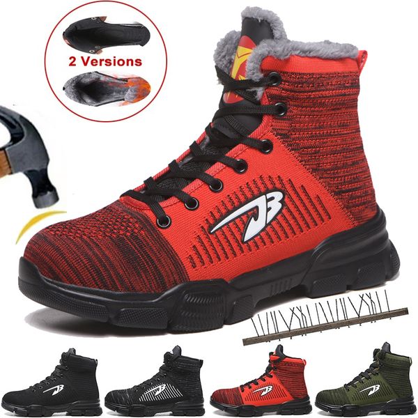 cungel winter men safety work boots shoes anti-smashing steel toe cap work boots indestructible working shoes pluse size, Black
cungel winter men safety work boots shoes anti-smashing steel toe cap work boots indestructible working shoes pluse size, Black