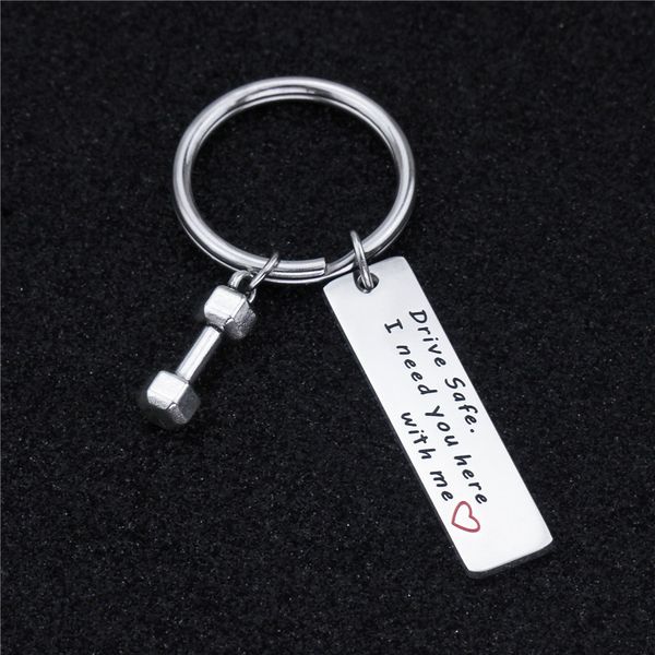 316 stainless steel keyrings key chain engraved drive safe i need you here with me for lover couple keychain ring jewelry holder accessories, Slivery;golden
316 stainless steel keyrings key chain engraved drive safe i need you here with me for lover couple keychain ring jewelry holder accessories, Slivery;golden