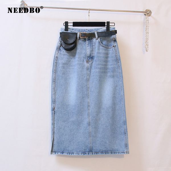 needbo women skirts denim casual midi denim skirt slim party jeans skirt elegant high waist jupe femme pencil summer, Black
needbo women skirts denim casual midi denim skirt slim party jeans skirt elegant high waist jupe femme pencil summer, Black