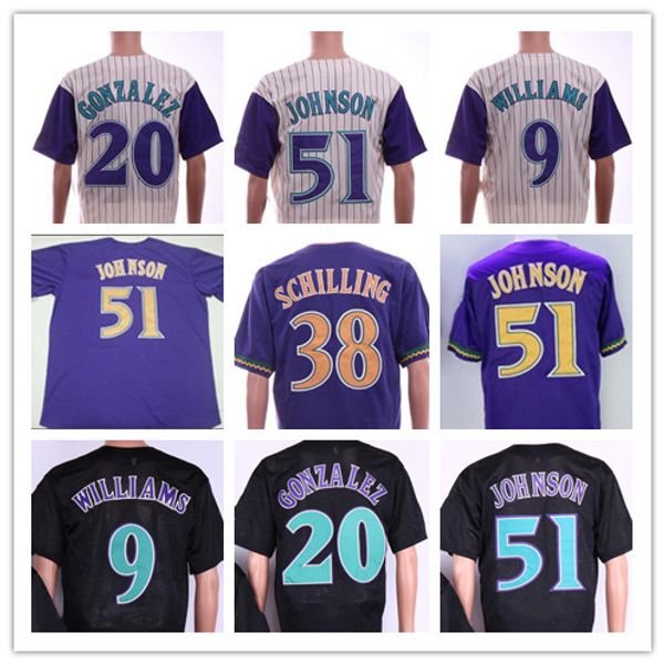 vintage arizona jersey 51 randy johnson jerseys 20 luis gonzalez 44 paul goldschmidt 38 curt schilling 9 matt williams baseball jersey, Blue;black
vintage arizona jersey 51 randy johnson jerseys 20 luis gonzalez 44 paul goldschmidt 38 curt schilling 9 matt williams baseball jersey, Blue;black