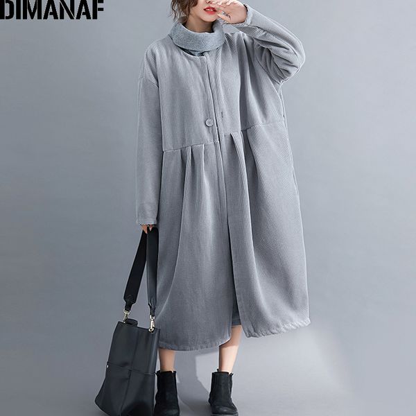 dimanaf oversize autumn winter women jacket coat corduroy fleece vintage female outerwear loose long sleeve cardigan clothing, Black;brown
dimanaf oversize autumn winter women jacket coat corduroy fleece vintage female outerwear loose long sleeve cardigan clothing, Black;brown