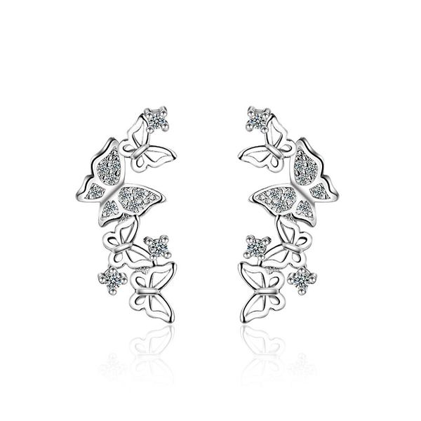 100% 925 sterling silver fashion butterfly crystal ladies`stud earrings jewelry female women birthday gift drop shipping cheap, Golden;silver
100% 925 sterling silver fashion butterfly crystal ladies`stud earrings jewelry female women birthday gift drop shipping cheap, Golden;silver
