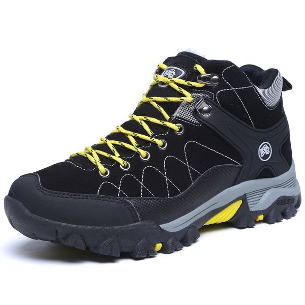 new men boots winter with fur 2020 warm snow boots men winter work shoes footwear fashion rubber ankle shoes, Black
new men boots winter with fur 2020 warm snow boots men winter work shoes footwear fashion rubber ankle shoes, Black