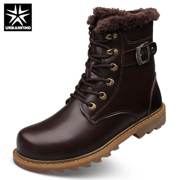 2019 men leather boots platform snow boots thick plush waterproof slip resistant men autumn winter shoes plus, Black
2019 men leather boots platform snow boots thick plush waterproof slip resistant men autumn winter shoes plus, Black