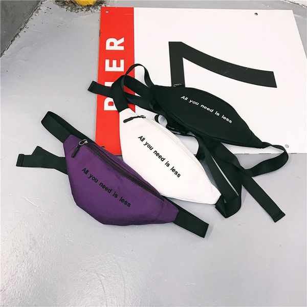 women fashion letter waist pack casual wild solid color canvas shoulder crossbody chest bags rinonera heuptas #xm5
women fashion letter waist pack casual wild solid color canvas shoulder crossbody chest bags rinonera heuptas #xm5