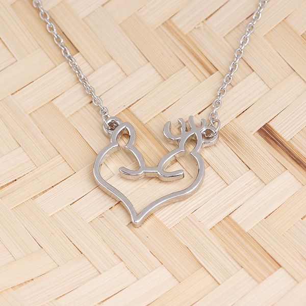 pendant necklaces 30 love heart elk head small fresh art elf antlers necklace animal christmas deer lucky amulet jewelry, Silver
pendant necklaces 30 love heart elk head small fresh art elf antlers necklace animal christmas deer lucky amulet jewelry, Silver