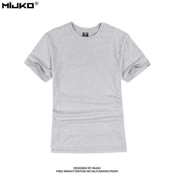 men's tide brand new black gray stitching split hem bottoming shirt tee men's t-shirt large size, White;black
men's tide brand new black gray stitching split hem bottoming shirt tee men's t-shirt large size, White;black