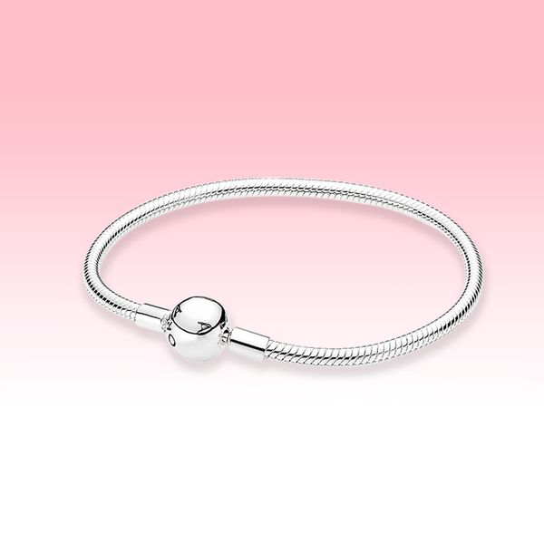 925 sterling silver ball clasp bracelet women mens jewelry for pandora snake chain chamrs bracelets with original box high quality, Golden;silver
925 sterling silver ball clasp bracelet women mens jewelry for pandora snake chain chamrs bracelets with original box high quality, Golden;silver