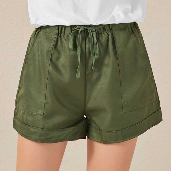 running fitness shorts women's high waist sports exercise lace up pocket solid color convenient female shorts, Black;blue
running fitness shorts women's high waist sports exercise lace up pocket solid color convenient female shorts, Black;blue