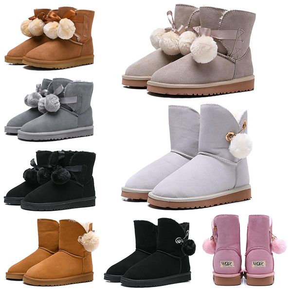 Cheap Fashion Luxury Designer Women Boots Australia Snow Boots WGG Black Grey Bailey Hairball Bow Tie Ankle Knee Winter Boot 36-41
Cheap Fashion Luxury Designer Women Boots Australia Snow Boots WGG Black Grey Bailey Hairball Bow Tie Ankle Knee Winter Boot 36-41