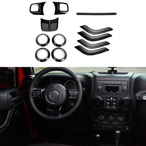 abs black interior kit decoration 4 doors 12pcs decoration cover for jeep wrangler jk 2011-2017 car accessories
abs black interior kit decoration 4 doors 12pcs decoration cover for jeep wrangler jk 2011-2017 car accessories