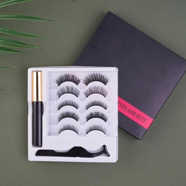 1 set 5 pairs magnetic false eyelashes magnetic liquid eyeliner set natural eyelashes extension lasting makeup tool
1 set 5 pairs magnetic false eyelashes magnetic liquid eyeliner set natural eyelashes extension lasting makeup tool