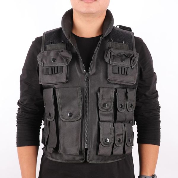 outdoor genuine man's tactical vest black vest model tactical cs swat protective equipment sale, Camo;black
outdoor genuine man's tactical vest black vest model tactical cs swat protective equipment sale, Camo;black