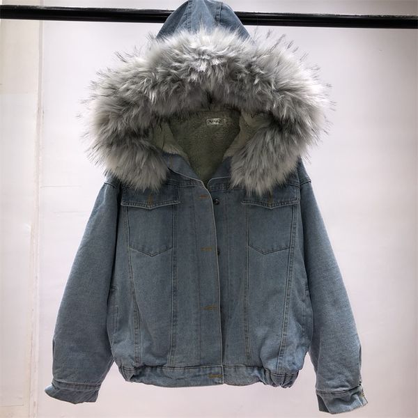 women's down & parkas thick velvet jacket female winter jeans large collar lambskin coat locomotive korean women students plus size sho, Black
women's down & parkas thick velvet jacket female winter jeans large collar lambskin coat locomotive korean women students plus size sho, Black