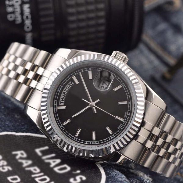 fashion wristwatches datejust stainless steel strap quartz 36mm men watches womens reloj watch high quality, Slivery;brown
fashion wristwatches datejust stainless steel strap quartz 36mm men watches womens reloj watch high quality, Slivery;brown
