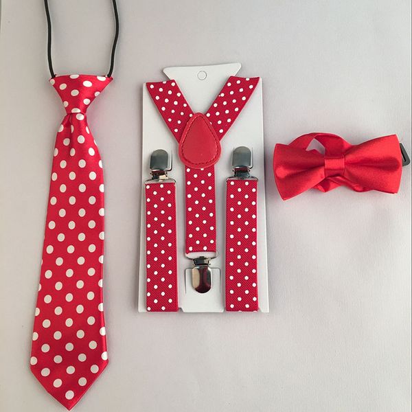 red dots children toddler suspender necktie bowtie wedding party clothing accessories hhtr0005a09, Black;white
red dots children toddler suspender necktie bowtie wedding party clothing accessories hhtr0005a09, Black;white